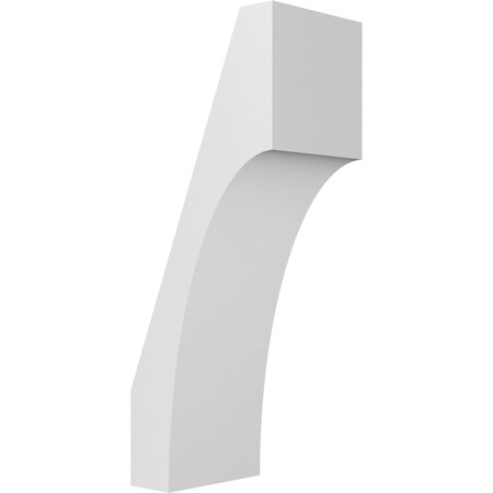 Ekena Millwork 6-in. W x 8-in. D x 20-in. H Westlake Architectural Grade PVC Knee Brace BRCP06X08X20WTL